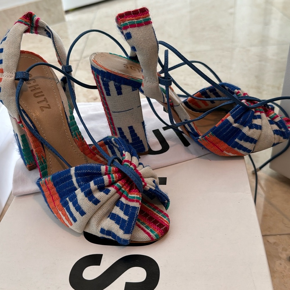 Shutz sandal heels